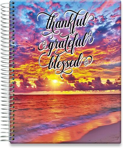 Tools4Wisdom Planner 2024-2025 - June 2024-2025 Calendar - 8.5x11 Inch Hardcover - Monthly Weekly Daily Planner - M4J5 - Autumn Flowers in Saudi Arabia