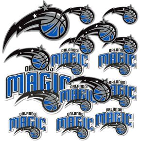 Desert Cactus Orlando Magic Stickers NBA Officially Licensed Vinyl Decal Laptop Water Bottle Car Scrapbook 11.39x8.94 Sheet (Type 1-1)