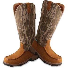 Twisted X Men's 17" Viperguard Snake Boots - Slip-Resistant and Waterproof Knee-High Hunting Boots