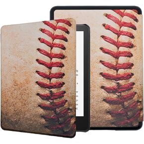 Case for 6.8" Kindle Paperwhite (11th Generation-2021) and Kindle Paperwhite Signature Edition, Cute Kawaii Lightweight PU Leather Book Cover with Auto Wake/Sleep, Mushroom in Saudi Arabia