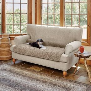 Orvis Grip-Tight Quilted Furniture Protector with Zip-Off Bolster