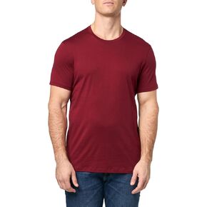 A｜X ARMANI EXCHANGE Men's Solid Colored Basic Pima Crew Neck Tee