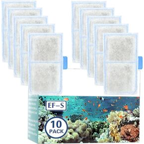 Filter Cartridges for Top Fin EF-S Element and BF5 BETTAFLO,Fish Tank Filter Cartridge Aquarium Filter Cartridge with Zeolite,8 Pack