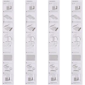 20x20 Merv 8 Replacements Air Filter Media, 4-Pack. in Saudi Arabia