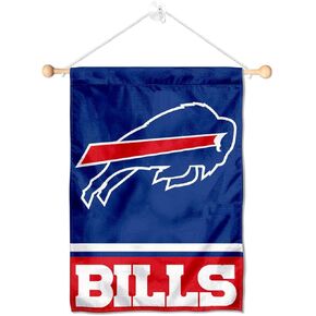 Buffalo Bills Banner Window Wall Hanging Flag with Suction Cup