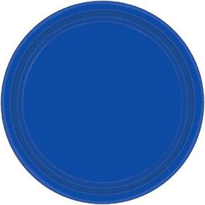 Bright Royal Blue Round Plates, 7" (20-Pack) - Elegant & Sturdy Paper Plates, Perfect for Parties & Celebrations