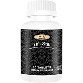 Tall Star -Top Star-Grow Taller Magic Height Growth Maximizer for Teenagers Kids Adults Health pills supplement- Non GMO M.U Mermaid USA Natural and Pure Herb