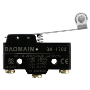 رافعة دوارة طويلة باوماين عادة 250VAC 15A Micro Switch TM-1703 CE