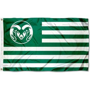 Colorado State Rams Stars and Stripes Nation Flag