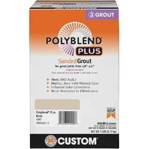 Custom Building Products Pbpg3827-4 Sanded Grout, Solid Powder