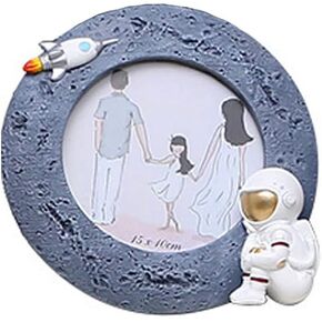 Astronaut Resin Photo Frame Picture Frame for Table Display Ornament Decoration