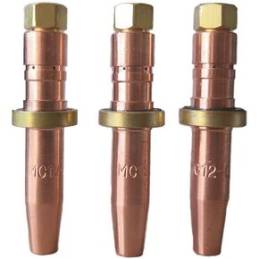 Smith Style Acetylene Torch Cutting Tips MC12-0,MC12-1,MC12-2,Lot of 3