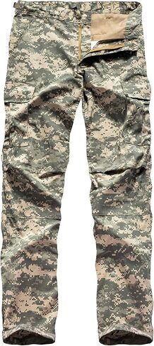 BACKBONE Mens Casual Street Fashion Camo Cargo Pants Army Combat Military BDU Pants Work Hunt Pants in Kuwait