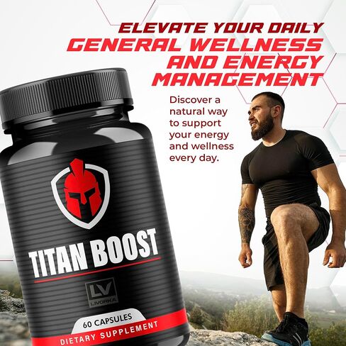 Titan Boost، كبسولات Titan Boost، حبوب TitanBoost، تركيبة Titan Boost المتقدمة، أداء TitanBoost العالي، دعم Titan Boost الأقصى، حبوب Titan Boost، 60 كبسولة لمدة شهر واحد in Kuwait
