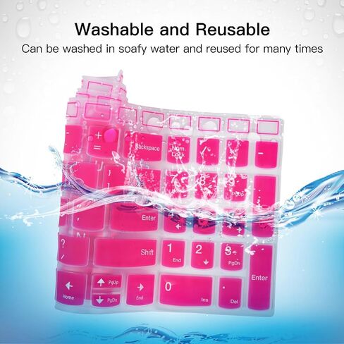 Keyboard Cover for 2024 2023 Lenovo V15 15.6", 2023 2022 Lenovo IdeaPad 1/IdeaPad 1i 15.6 inch Laptop 15ADA07 15IAU7 15ALC7 15IJL7, Lenovo IdeaPad 2024 15.6 Keyboard Skin, Clear in Saudi Arabia