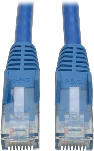 Tripp Lite Cat6 Gigabit Snagless Molded Patch Cable (RJ45 M/M) - Black, 7-ft.(N201-007-BK) in Saudi Arabia