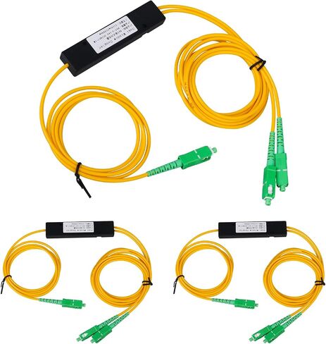 SC APC Fiber Optical Splitter 1x2(1 in 2 Out) Singlemode Fiber Pigtail for Network signal Distribution in Saudi Arabia