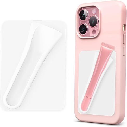 Silicone Lip Gloss Phone Case, Lip Holder for Back of Cell Phone Sleeve, Stylish and Convenient Grip-On Silicone Lip Balm Case for Most Smartphones (Purple) in Saudi Arabia