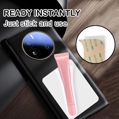 Silicone Lip Gloss Phone Case, Lip Holder for Back of Cell Phone Sleeve, Stylish and Convenient Grip-On Silicone Lip Balm Case for Most Smartphones (Purple) in Saudi Arabia