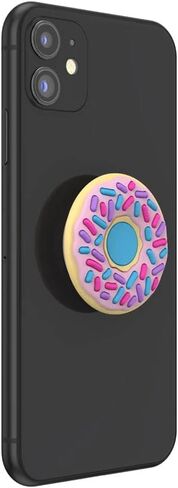 قبضة هاتف PopSockets مع مسند ممتد، قبضة PopGrip المرحة - فراغ عدسي in Kuwait