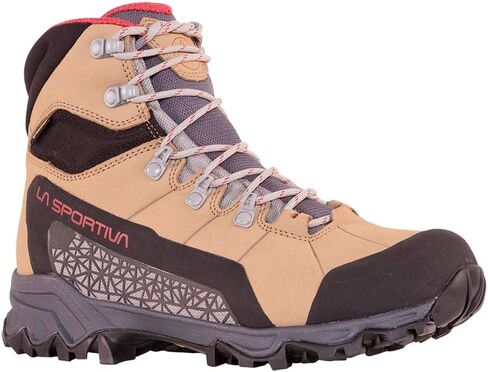 La Sportiva Womens Nucleo High II GTX Hiking Boots, Oak/Topaz, 10 in Saudi Arabia