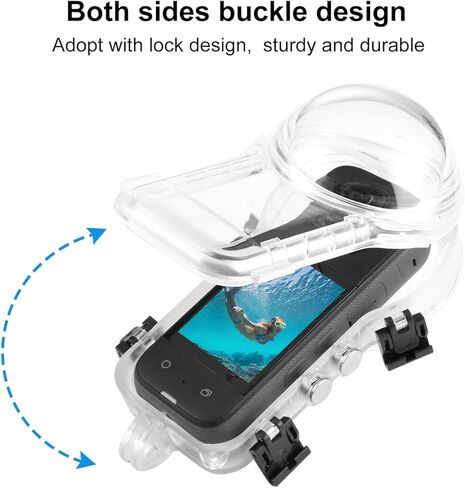 PULUZ 30M/98FT Invisible Dive Case for Insta360 X3, Underwater Waterproof Housing Case, Underwater Photography Housings Waterproof Case, Protective Housing for Insta360 X3 Accessories in Saudi Arabia