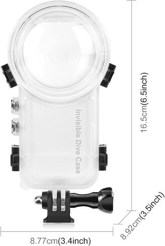 PULUZ 30M/98FT Invisible Dive Case for Insta360 X3, Underwater Waterproof Housing Case, Underwater Photography Housings Waterproof Case, Protective Housing for Insta360 X3 Accessories in Saudi Arabia