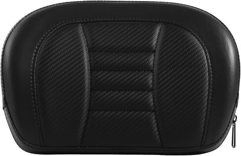 Motorcycle Detachable Sissy Bar Backrest Pad for Harley Glide Road King Traveler Rear Backrest Cushion 1996-2023 Red Thin Line Pad with Black Sissy Bar Backrest Pad Mount Kit in Kuwait