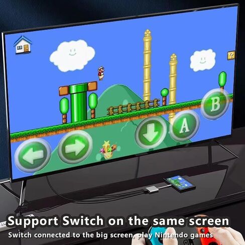 محول USB C إلى HDMI للتبديل، محول AV رقمي متعدد المنافذ 3 في 1 USB C مع USB 3.0، مخرج HDMI 4K ومنفذ شحن PD 100W لأجهزة MacBook Pro وiPad Pro وNintendo Switch وغيرها من أجهزة USB C in Kuwait
