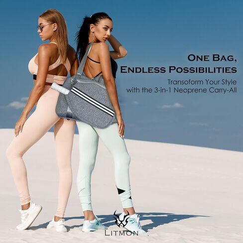 Pickleball Bag, Transformable 3 in 1 Design, Detachable Paddle Pocket, Multi-Use Duffle Gym Bag in Saudi Arabia