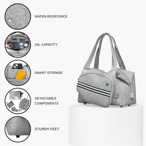 Pickleball Bag, Transformable 3 in 1 Design, Detachable Paddle Pocket, Multi-Use Duffle Gym Bag in Saudi Arabia