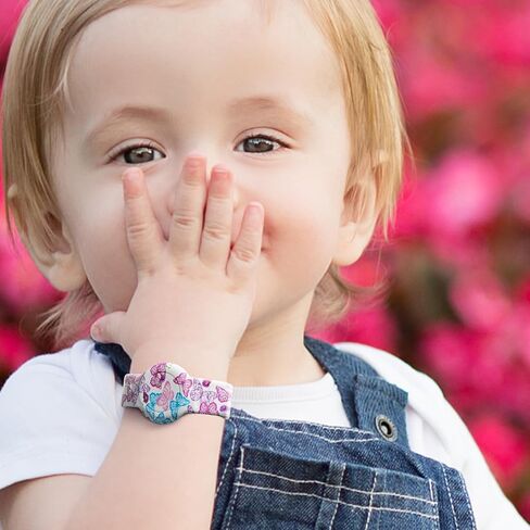 1|2 Pack Bracelet for AirTag 2nd Gen (2026) & 1st for Kids, Waterproof for air tagholder with Soft Silicone Anti-Lost Hidden Wristband Accessories Watch Band for Child, Light Pink in Saudi Arabia