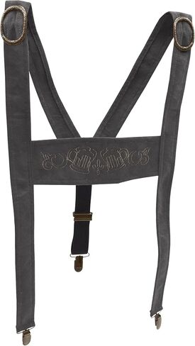 Nicky Bigs Novelties Lederhosen Suspenders Mens German Oktoberfest Bavarian Alpine Costume Accessory in Saudi Arabia