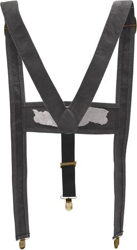 Nicky Bigs Novelties Lederhosen Suspenders Mens German Oktoberfest Bavarian Alpine Costume Accessory in Saudi Arabia