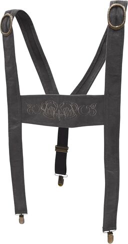 Nicky Bigs Novelties Lederhosen Suspenders Mens German Oktoberfest Bavarian Alpine Costume Accessory in Saudi Arabia