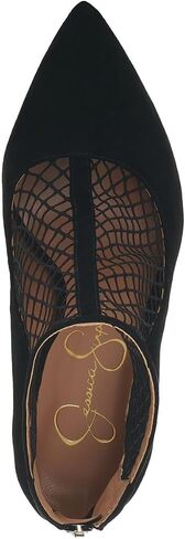 Jessica Simpson Womens Wicasa Fishnet Back Zip Pumps in Saudi Arabia