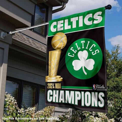 علم WinCraft Boston Celtics 2024 NBA Champions ذو وجهين in Saudi Arabia