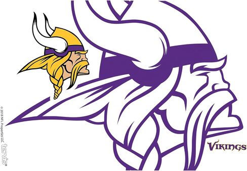Tervis Made in USA Double Walled NFL Minnesota Vikings Insulated Tumbler Cup Keeps Drinks Cold & Hot, 24oz - Black Lid, All Over in Saudi Arabia