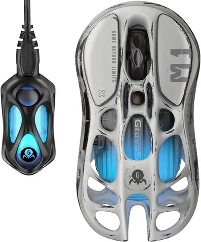 GravaStar Mercury Gaming Mouse (Yellow - Version with trail of battle damage) in Saudi Arabia