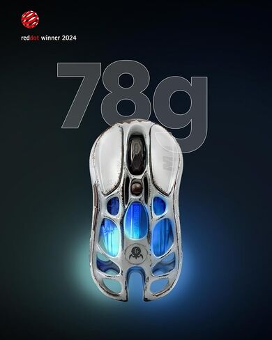 GravaStar Mercury Gaming Mouse (Yellow - Version with trail of battle damage) in Saudi Arabia