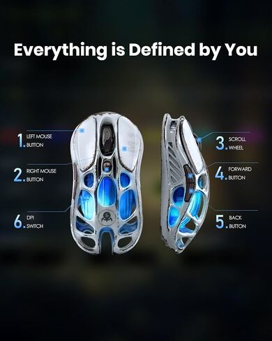 GravaStar Mercury Gaming Mouse (Yellow - Version with trail of battle damage) in Saudi Arabia