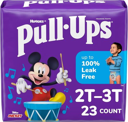 Pull-Ups Boys' Potty Training Pants, Size 4T-5T Training Underwear (38-50 lbs), 17 Count in Saudi Arabia