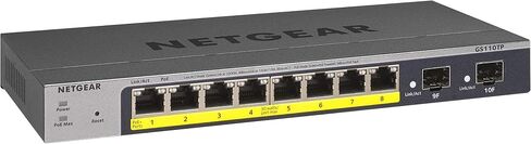 NETGEAR 26-Port PoE Gigabit Ethernet Smart Switch (GS724TPP) - Managed, Optional Insight Cloud Management, 24 x PoE+ @ 380W, 2 x 1G SFP, Desktop or Rackmount, and Limited Lifetime Protection in Saudi Arabia