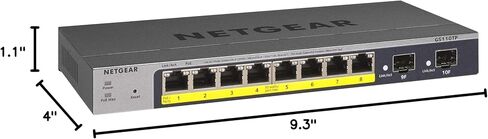 NETGEAR 26-Port PoE Gigabit Ethernet Smart Switch (GS724TPP) - Managed, Optional Insight Cloud Management, 24 x PoE+ @ 380W, 2 x 1G SFP, Desktop or Rackmount, and Limited Lifetime Protection in Saudi Arabia