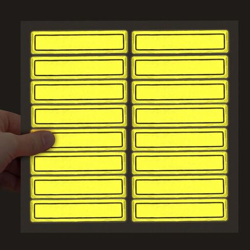 Silver Retro Reflective Helmet Strips | 1" x 4", Pack of 16 in Saudi Arabia