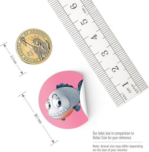 easykart labels 500 PCs Motivational Sticker, 16 Designs Cartoon Birds Reward Encouragement Stickers for Kids, Party Decoration Sticker for School Classroom (1.5 Inch Round) in Saudi Arabia