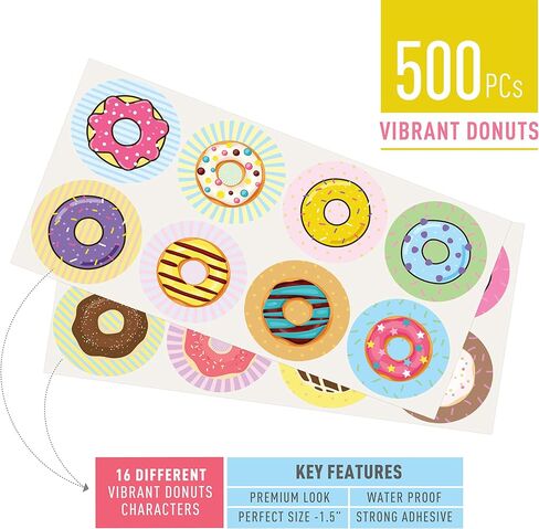 easykart labels 500 PCs Motivational Sticker, 16 Designs Cartoon Birds Reward Encouragement Stickers for Kids, Party Decoration Sticker for School Classroom (1.5 Inch Round) in Saudi Arabia