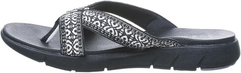 BEARPAW Women's Juniper Black Size 5 | Women's Flip Flop Sandal | Women's Shoe | Comfortable & Lightweight in Saudi Arabia