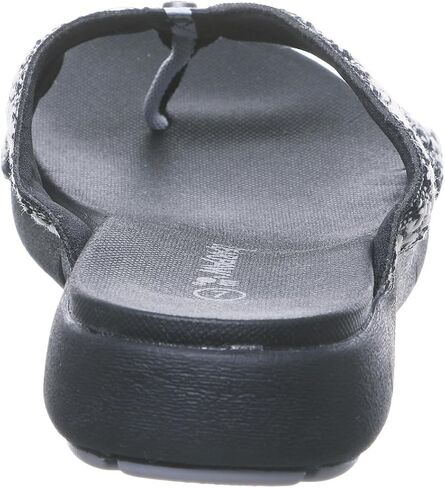 BEARPAW Women's Juniper Black Size 5 | Women's Flip Flop Sandal | Women's Shoe | Comfortable & Lightweight in Saudi Arabia