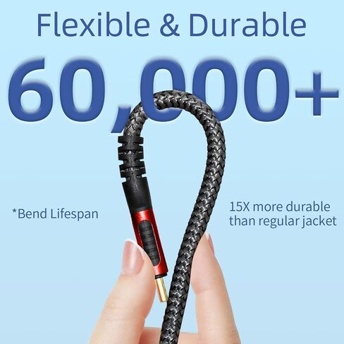 3 FT for Thunderbolt 4 Cable 240W, 40Gbps USB 4 Cable with PD 3.1, 8K@60Hz, 4K@144Hz USB C Cable for iPhone 15 Pro/15 Pro Max, Thunderbolt 3, Docking, eGPU, SSD, Surface Pro, MacBook Pro in Saudi Arabia